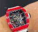 Super Clone Richard Mille RM52-06 Mask Tourbillon Watch Red Carbon Limited Edition (6)_th.jpg